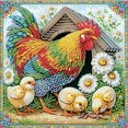 thumbnail image 1 of 5D DIY Taladro Parcial En Forma Especial Pollo 30x30cm, 1 of 9