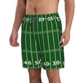 thumbnail image 2 of Fotbe American Football Field1 Trajes de Baño Estampados para Hombre, Shorts de Verano de Secado Rápido, Ropa de Playa, Bañadores-3X-Large, 2 of 6