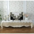 thumbnail image 5 of Table Cloth Gold Velvet Silver Europe Luxury Embroidered Table Dining Table Cover Rectangle TableCloths Lace Cabinet Dust Cover (HM898,85X235cm), 5 of 7