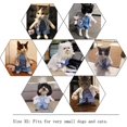 thumbnail image 5 of Dog Cat Doctor Costume Pet Doctor Clothes Halloween Jeans Outfit Clothes, 5 of 5