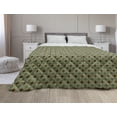 thumbnail image 1 of Abstract Down Alternative Comforter, Houndstooth Geometric Pixels Pattern Modern Style in Orange Color Palette, Microfiber Quilt for All Season, 5 Sizes, Apricot and White, by Ambesonne, 1 of 3