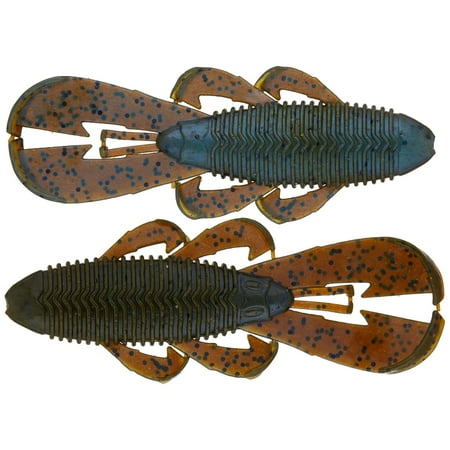 UPC: 0842424109507 | Googan Bandito Bug 4   Blue Baby 7pk Soft Plastic Fishing Lure