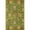 Emerald Green, variant on 27" X 45" Wool Lime/Mocha Area Rug