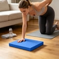 thumbnail image 5 of Solid color Knee Kneeling Pad, Heavy-Duty Foam Stability Cushion, Durable Solid Black Kneeling Mat for Yoga, Pilates, Weightlifting, Floor Exercises & Gym Equipment Protection, Blue, 5 of 6