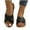 Black, variant on Sandals for Women 2026 Fashion Women Casual Round Head Comfy Thick-soled Slipper Beach Casual Shoes