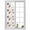 Beige, variant on Window Privacy Film Red Blue Diamond Stained Glass Window Film Decorative Sun Block Window Cover Modern Geometric Middle Century White Window Clings Static Adhesive Sticker for Bathroom 23.6"x59"