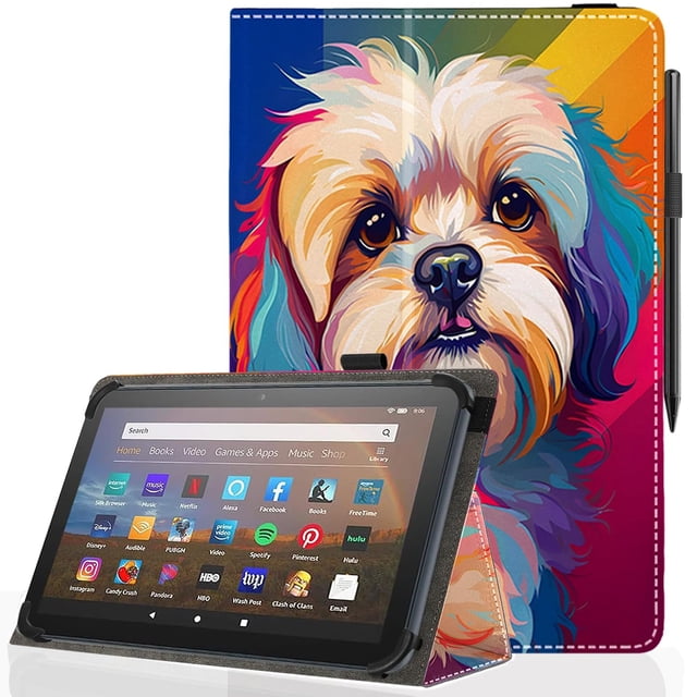 Funda Universal para Tablet Pudiceva 10" con Soporte Plegable y Porta Stylus