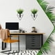 thumbnail image 2 of Naiovety Soporte geométrico de pared para plantas de fácil instalación, macetas colgantes de amplia aplicación elegantes y duraderas Decoración del hogar hojas verdes doradas, 2 of 6