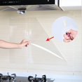 thumbnail image 2 of COSNIGHT Clear Contact Paper Kitchen Oil Proof Waterproof Wallpaper Self Adhesive Vinyl Film High Temperature Resistant Transparent Removable Paper for Cupboard Doors Walls Kitchen 11.8In*118In, 2 of 7