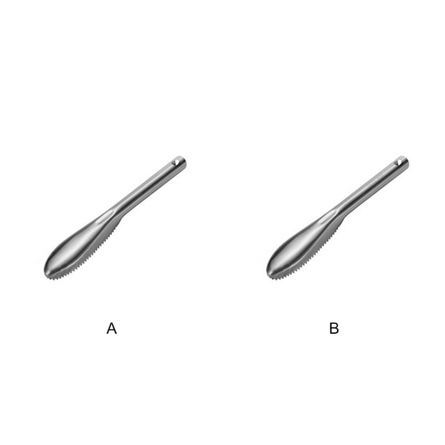 VONKY Scraper Fish Skin Scale Stainless Steel Remove Scaler Comfortable Handle Easy to Care Home Kitchen Gadget 430