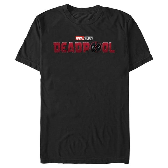 Men's Marvel: Deadpool & Wolverine Metallic Logo Graphic T-Shirt