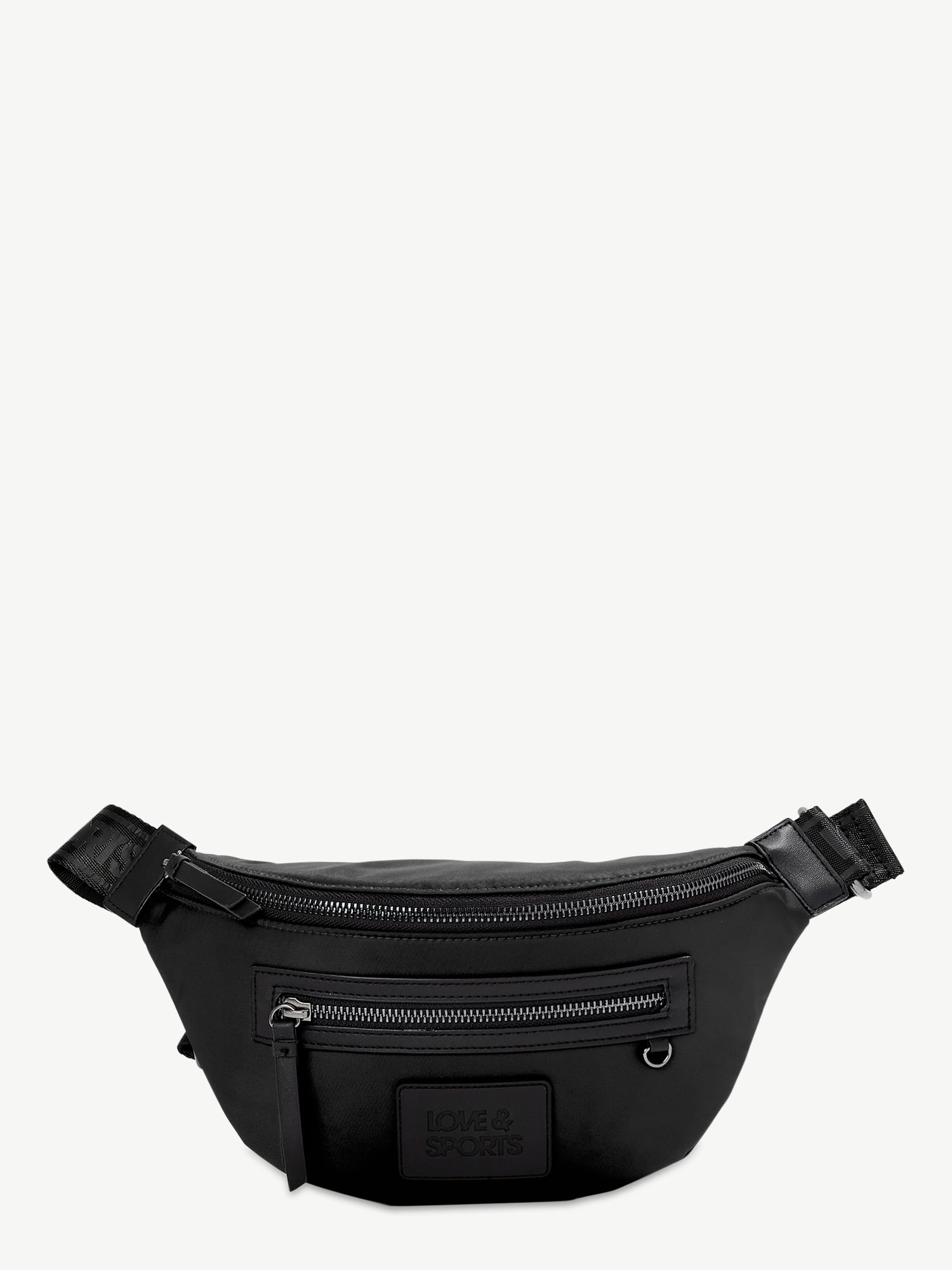 Love & Sports Women's Sophia Belt Bag Fanny Pack Black