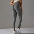 thumbnail image 4 of Ramiter Women'S Leggings Women Fitness Exercise Stretch High Waist Skinny Suckled Pocket Yoga Pants Lined Yoga Pants for Women S,Grey, 4 of 5