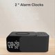 thumbnail image 5 of Digital Stereo FM Radio Alarm Clock Night Light-Black, 5 of 5