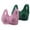 Green, variant on Ltctricy Front Closure Bras for Women 2 Pc Comfort Wireless Full Coverage Plus Size Bras Supportive Everyday Bralettes