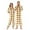 W149, variant on joogoo Retro Checkered Plaid Unisex Adults Onesies Pajamas Jumpsuits L