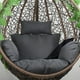 thumbnail image 2 of Cojín para silla colgante, asiento oscilante, mecedora transpirable, cojín para asiento, hamacas, almohada, sala de estar columpios para (sin silla) Fivean unisex, 2 of 2