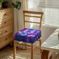 thumbnail image 2 of SEANATIVE Butterfly Chair Seat Covers Set of 4 Galaxy Chair Covers with Elastic Bottom, Stretchy Decorative Chair Covers Square Dining Stool Seat Covers for Home Kitchen Chairs Daily Decoration, 2 of 7