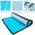 thumbnail image 2 of Cooling Pillow, Gel Pillow, Bed Chill Pad, Pepper Pad for Bed Cooling, Blue, 2 of 5