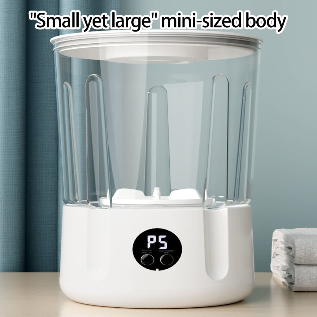 Underwear Washing Machine Rechargeable Mini Portable Washing Machine Underwear Baby Clothes Lightweight for Apartment