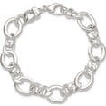 thumbnail image 4 of Sterling Silver Polished Flat Fancy Link Bracelet (Width 13.1) (Length 7.5) - Jbsp, 4 of 5