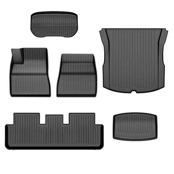 All Weather TPE Floor Mats Cargo Liner Fit for 2024 2025 Tesla Model 3 Highland