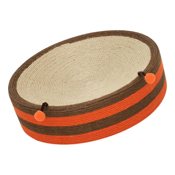 Rascador para gatos de interior, cama para mascotas, cama para dormir para gatos, resistente al desgaste, nido para gatos. Naranja