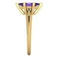 thumbnail image 3 of 1 ct Marquise Cut Natural Amethyst Solitaire Engagement Ring for Women in 18K Yellow Gold, 3 of 5