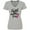 AC-Heather Grey, variant on Inktastic Breast Cancer Awareness Faith over Fear with Pink Ribbon and Arrow Women's V-Neck T-Shirt