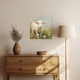 thumbnail image 5 of ZHONGYUTONG Sheep Canvas Wall Art Lamb and Flower Picture Rustic Cute Farm Animal Painting Country Poster for Farmhouse Decor Framed (12.00" x 12.00"), 5 of 5