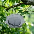 thumbnail image 6 of Bfogop Bird Feeder Metal Upside Down Umbrella Shaped Bird Feeder, Hanging Bird Feeder Tray,Hanging Unique Garden Decoration Bird Trough Bath for Yard Patio Courtyard Lawn, 6 of 7