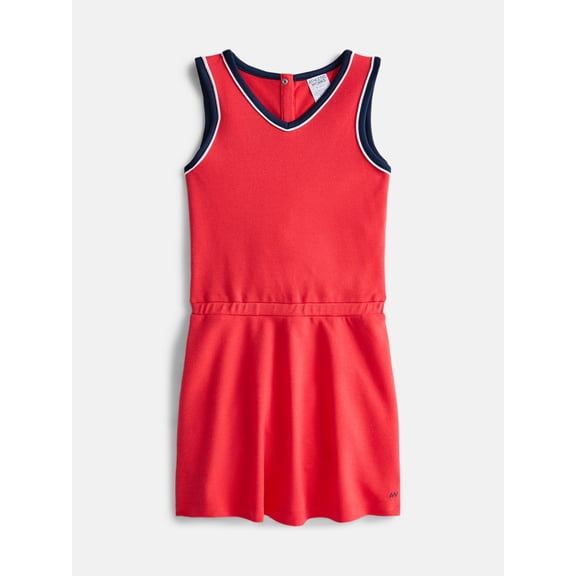 Athletic Works Girls Active Pique Dress, Sizes 4-18