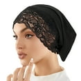 thumbnail image 2 of CHUMUD Fashionable Muslim Inner Hijab Caps for Women Lace Under Hijab Caps Stretchy Full Cover Undercap, 2 of 2