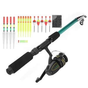 Telescopic Fishing Rod, Durable Fishing Rod Reel Set Complete Accessories Portable Excellent Slip Resistance  For Beginner For Fishing Enthusiasts