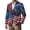 Red, variant on Men's Usa Flag Print Blazer Independence Day 1776-2026 Business Suit Jacket Corduroy Comfy Coats Button Long Sleeve Clothing Red M