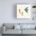thumbnail image 3 of Becky Thorns 'Ocean Life Seahorses' Canvas Art, 3 of 3