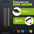 thumbnail image 4 of Exercise Resistance Bands With Handles 10-30 Lbs Door Anchor Workout Aid, 4 of 6