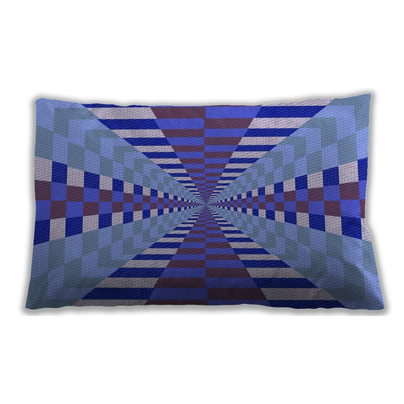 Ahgly Company Indoor Rectangular Contemporary Lumbar Throw Pillow, 13 inch by 19 inch