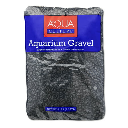 (2 Pack) Aqua Culture Aquarium Gravel, Black, (Best Live Sand For Saltwater Aquarium)