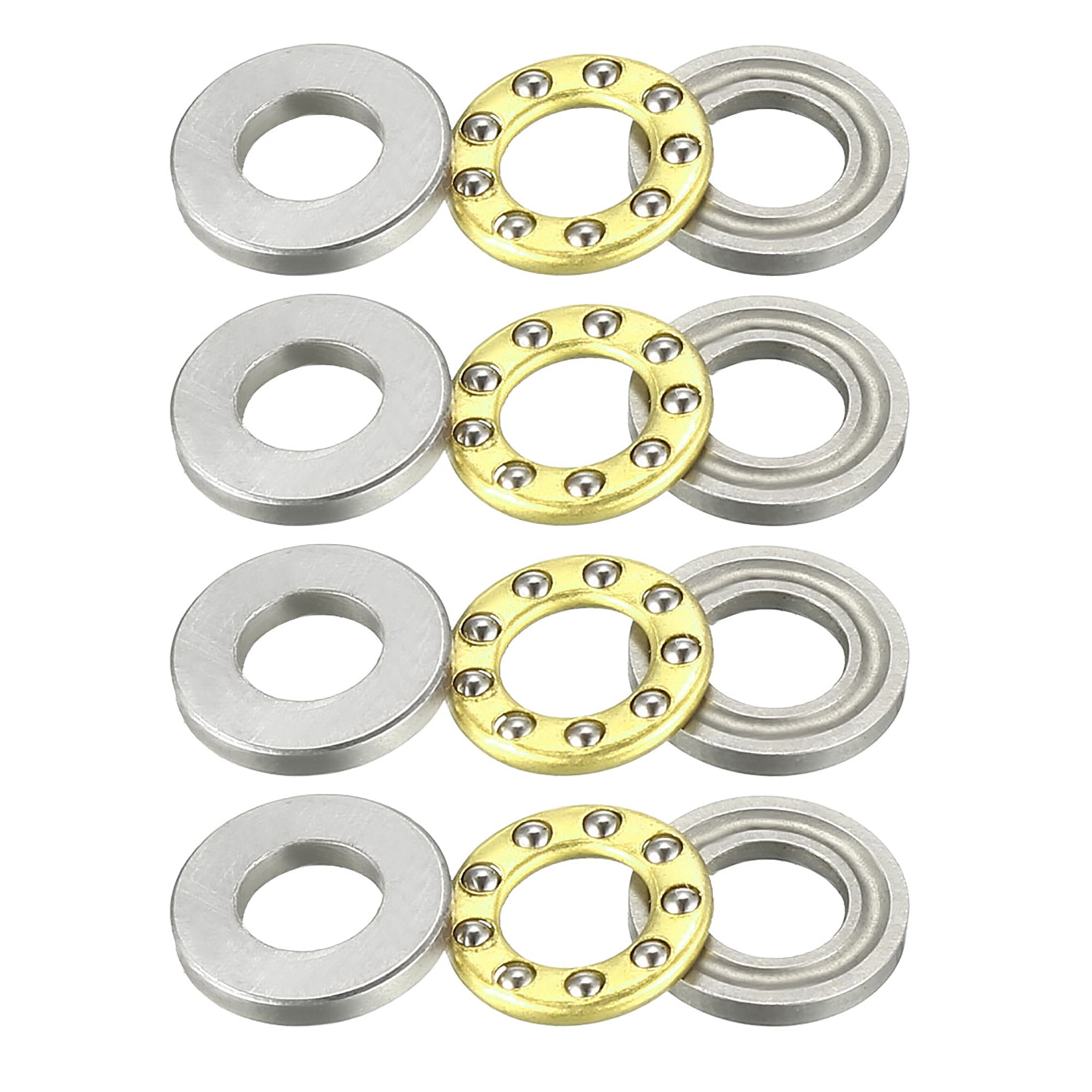 Miniature Thrust Ball Bearings F5-10M 5x10x4mm Chrome Steel with washers 1 Pieces 