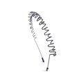 thumbnail image 1 of Shi Metal Hairband Diadema para mujer Neutral Black Wave Spring Outdoor Sports Hairband Clip de aro para hombre, 1 of 5