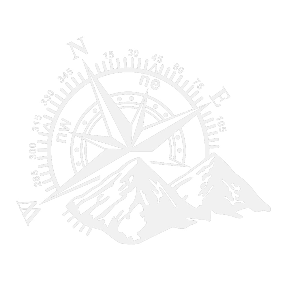 OUNONA Compass Car Stickers Decal Auto Sticker Mountain Decals Pvc Body