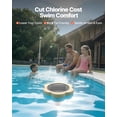 thumbnail image 2 of VEVOR Solar Pool Ionizer, Petal Copper Pool Ionizer Up to 45000 Gal, Floating Automatic Water Cleaner and Purifier, Chlorine Free Water, with Copper Anode, Spring, Brush and Filter for Pools & Spas, 2 of 9