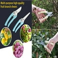 thumbnail image 5 of Charext Premium pruning shears, garden scissors, lightweight plant clippers, 2 pack, blue, 5 of 9
