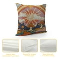 thumbnail image 4 of Nawypu Flowers Clouds Sun Rainbow Boho Throw Pillow Covers Pillow Cover Throw Pillow Cases Double Sided Plush Pillow Covers Decorative Throw Pillows Covers for Couch Living Room Bedroom, 4 of 5