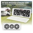 thumbnail image 3 of 12V RV Ventilation Cooling Fan Caravan Vent and Fan White Air Inlet and Outlet Exhaust Fans, 3 of 7