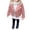 Pink, variant on xaoyunyn Toddler Short Leather Jacket Fall Winter Trendy Solid Color Zip-Up Outerwear for Going Out