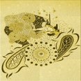 thumbnail image 1 of Ahgly Company Machine Washable Indoor Square Transitional Caramel Brown Area Rugs, 7' Square, 1 of 7