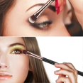 thumbnail image 4 of UBIUO Eyeshadow Brushes 12pcs Eye Make Up Brush Set with Bag (PU Leather Pouch) Soft Synthetic Hairs for Eyeshadow, Eyebrow, Eyeliner, Blending, Best, 4 of 4