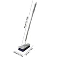 thumbnail image 3 of Floor Brush Triangular Pool Cleaning Brush Gray Detachable Rotatable Extendable Handle Removable Brush Head for Hard to Reach Corners(1Pc) by JASKFLY, 3 of 6